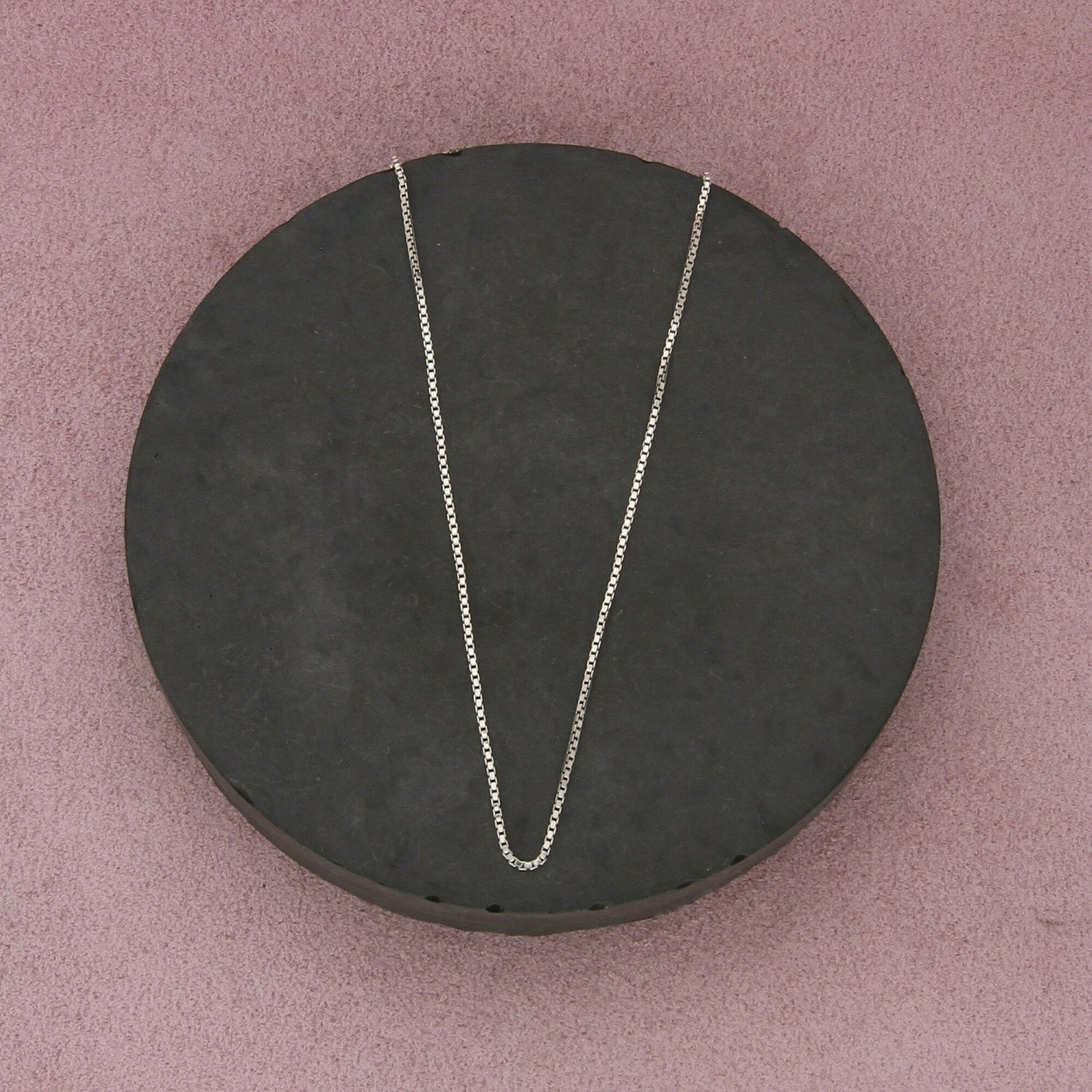 sterling silver italy 1mm box chain necklace size 24in