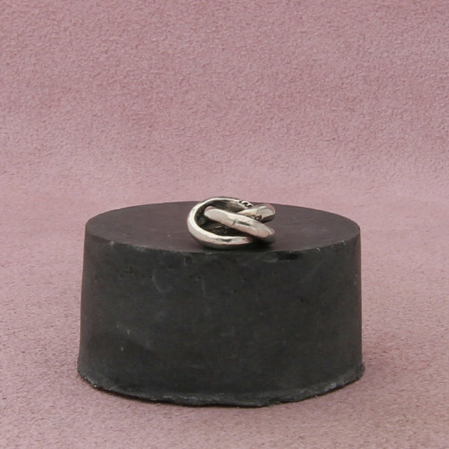 trollbeads sterling silver three in one trinity knot retired bead charm
