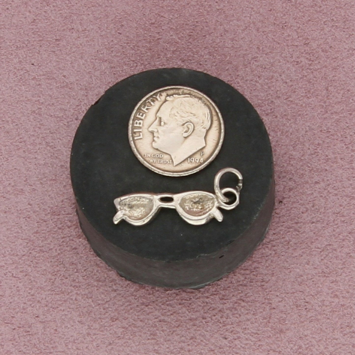 sterling silver vintage sunglasses charm pendant