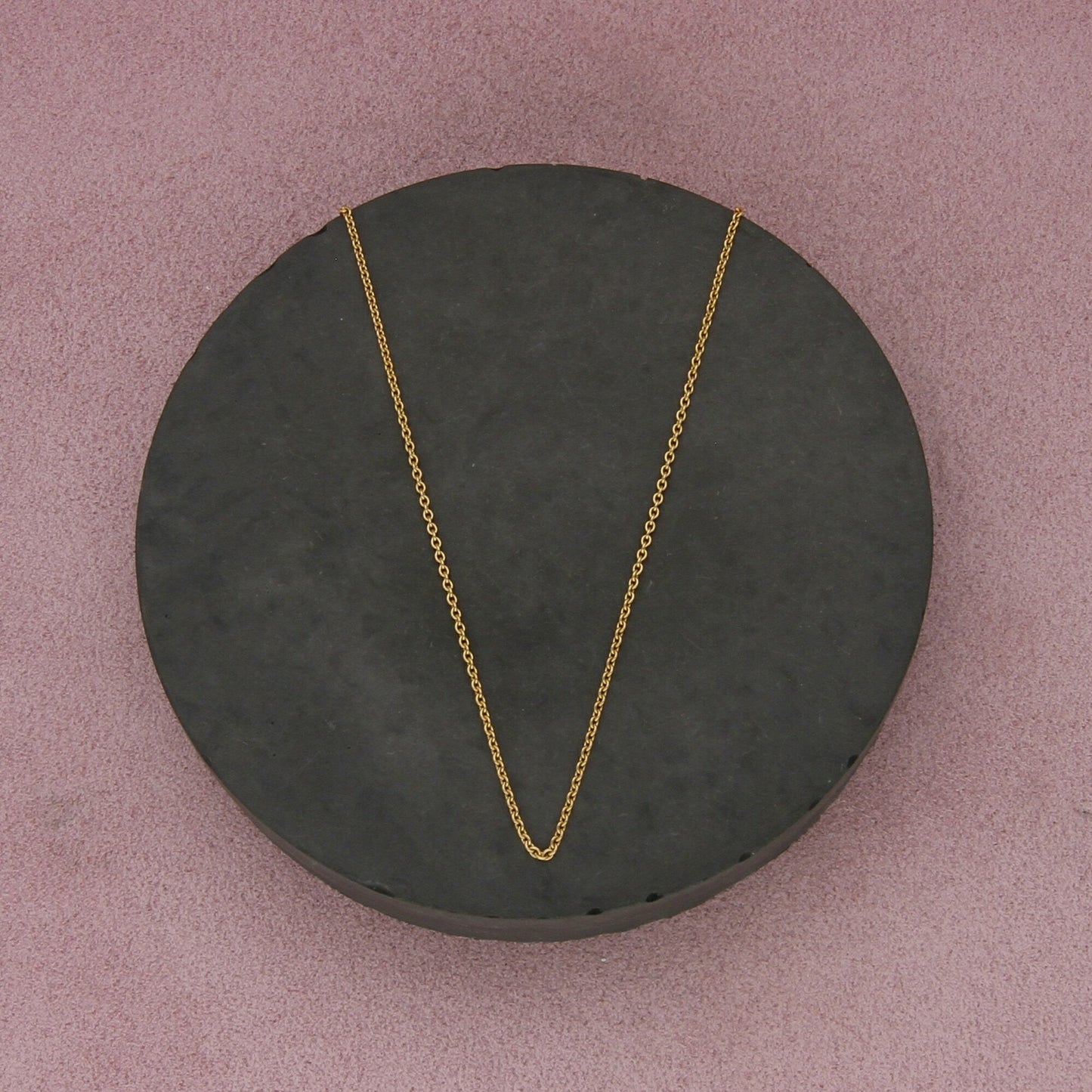 james avery 18k yellow gold fine cable chain necklace size 20in
