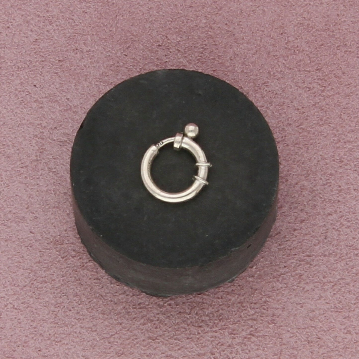 sterling silver ring bolt charm holder clasp