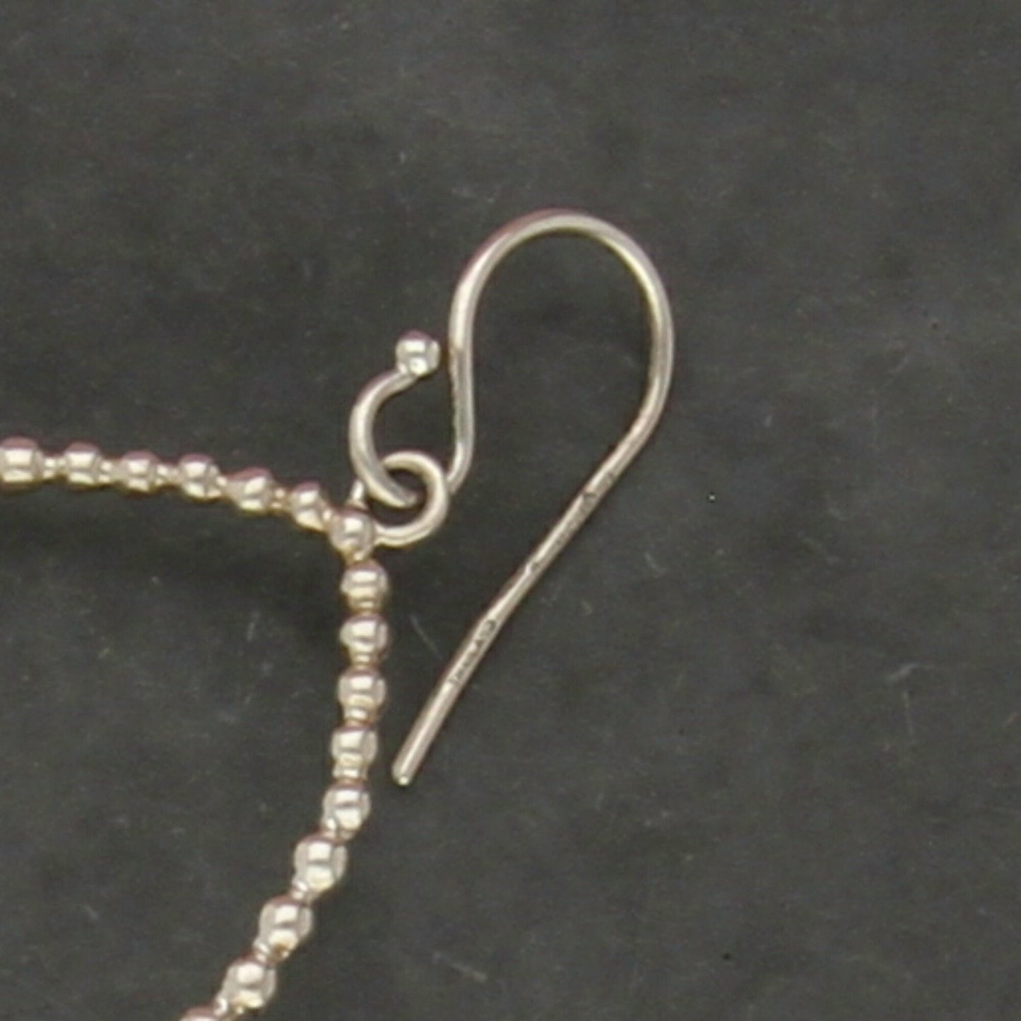 michael dawkins sterling silver beaded pearl dangle earrings