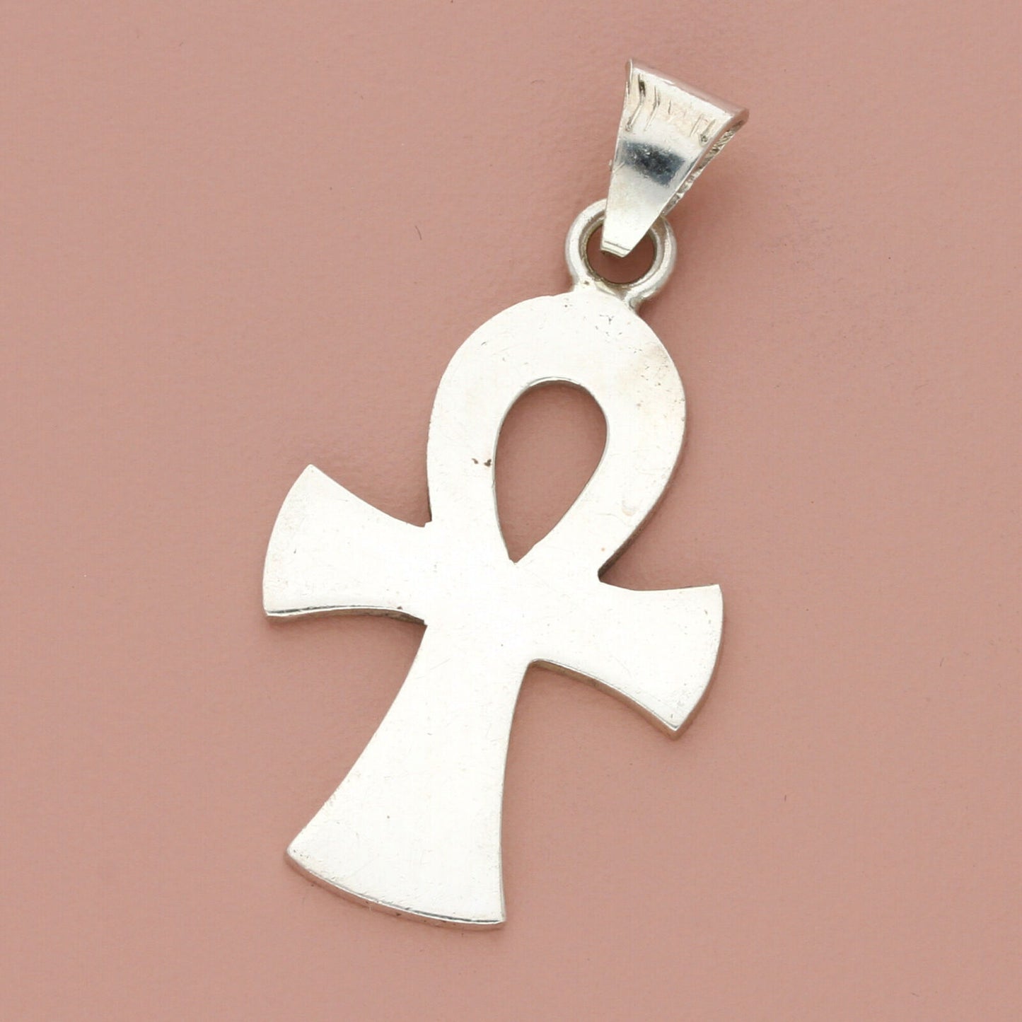 taxco mexico sterling silver vintage ankh cross pendant