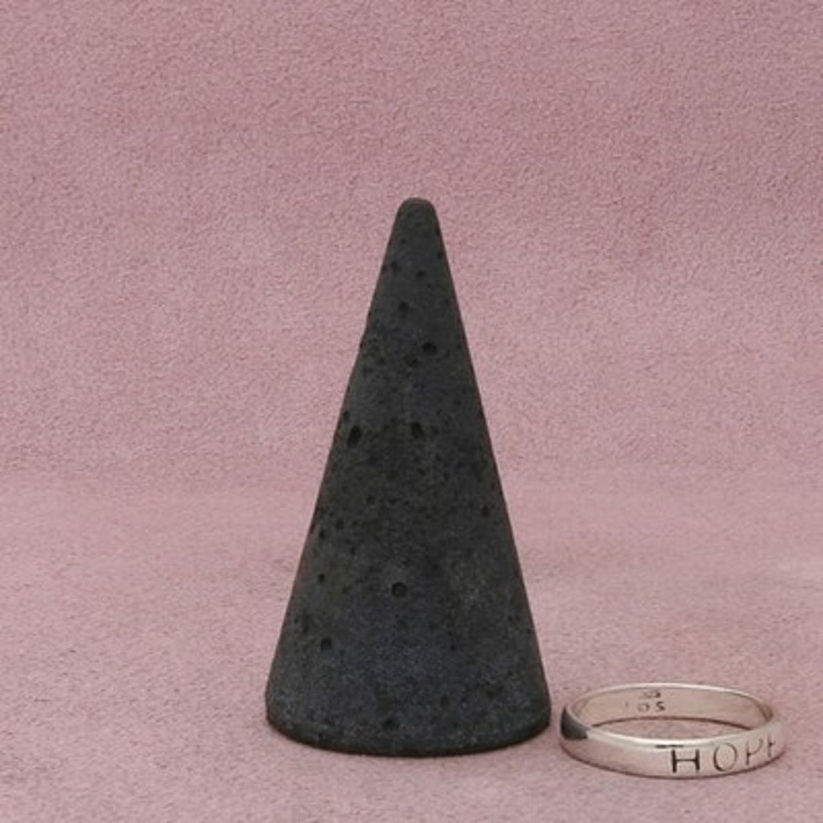 Sterling Silver Hope Stack Band Ring Size 7.75