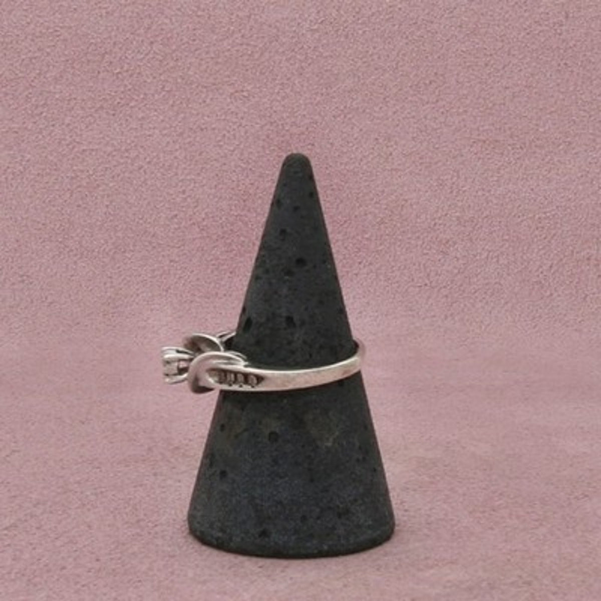 Zales Sterling Silver Diamond Bypass Openwork Ring Size 7