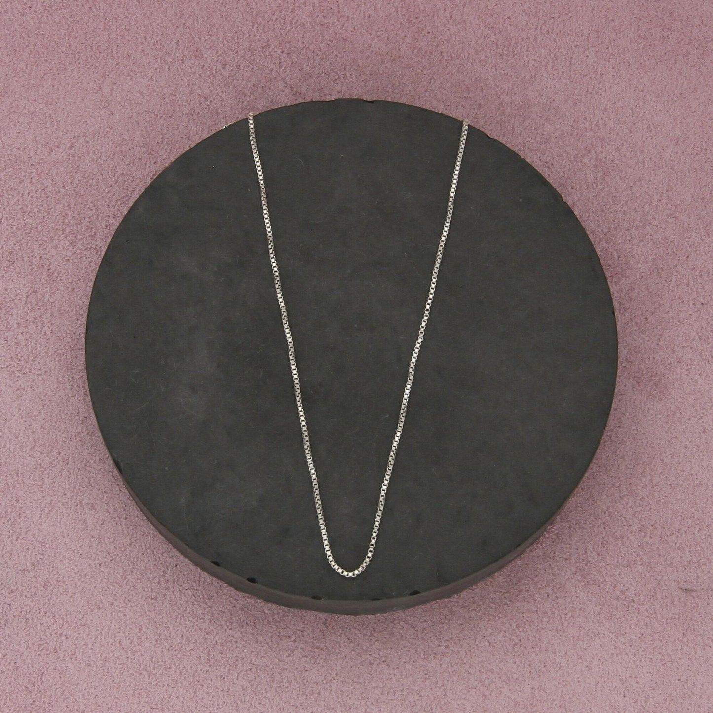 sterling silver italy 1mm box chain necklace size 20.75in