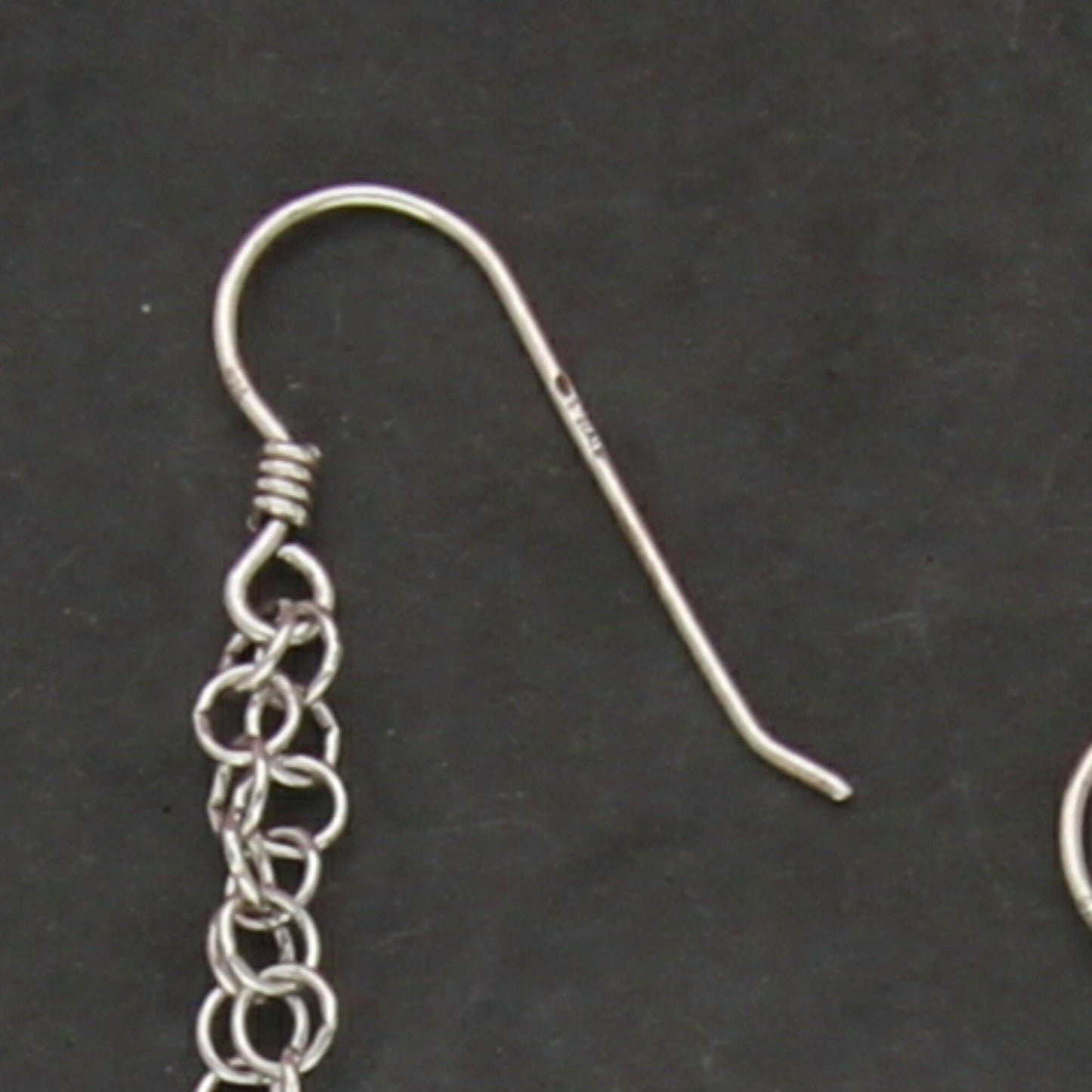 sterling silver unique mariner dangle earrings