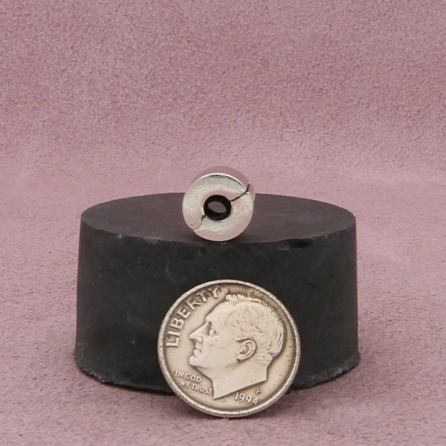 pandora sterling silver smooth plain clip bead charm pendant