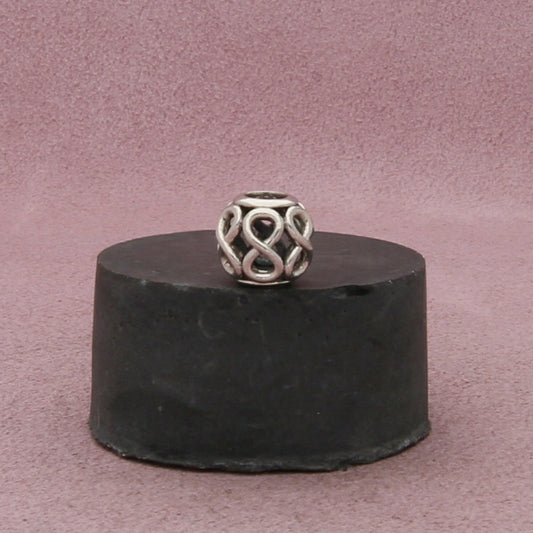 pandora sterling silver infinity bead charm pendant