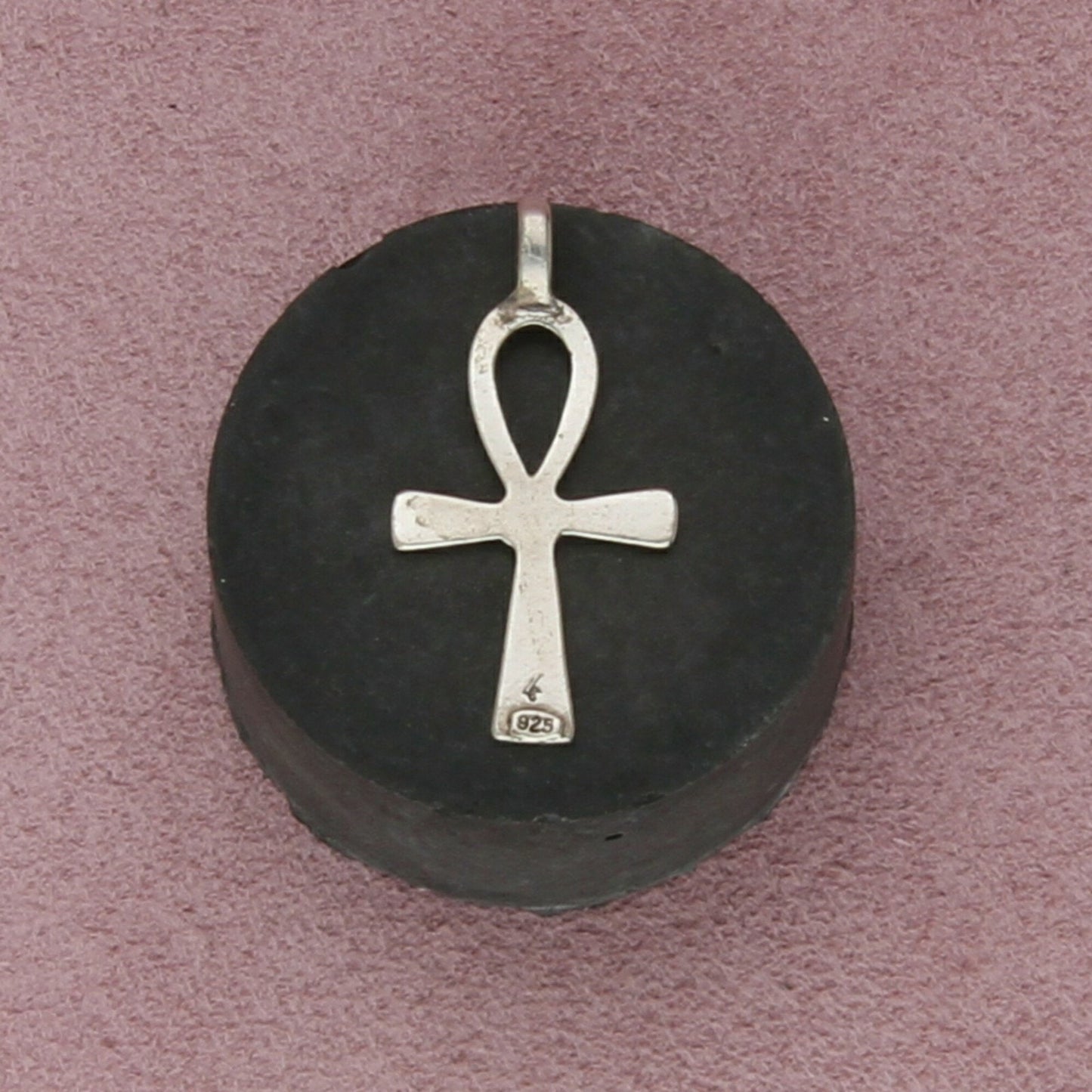 sterling silver vintage ankh cross pendant