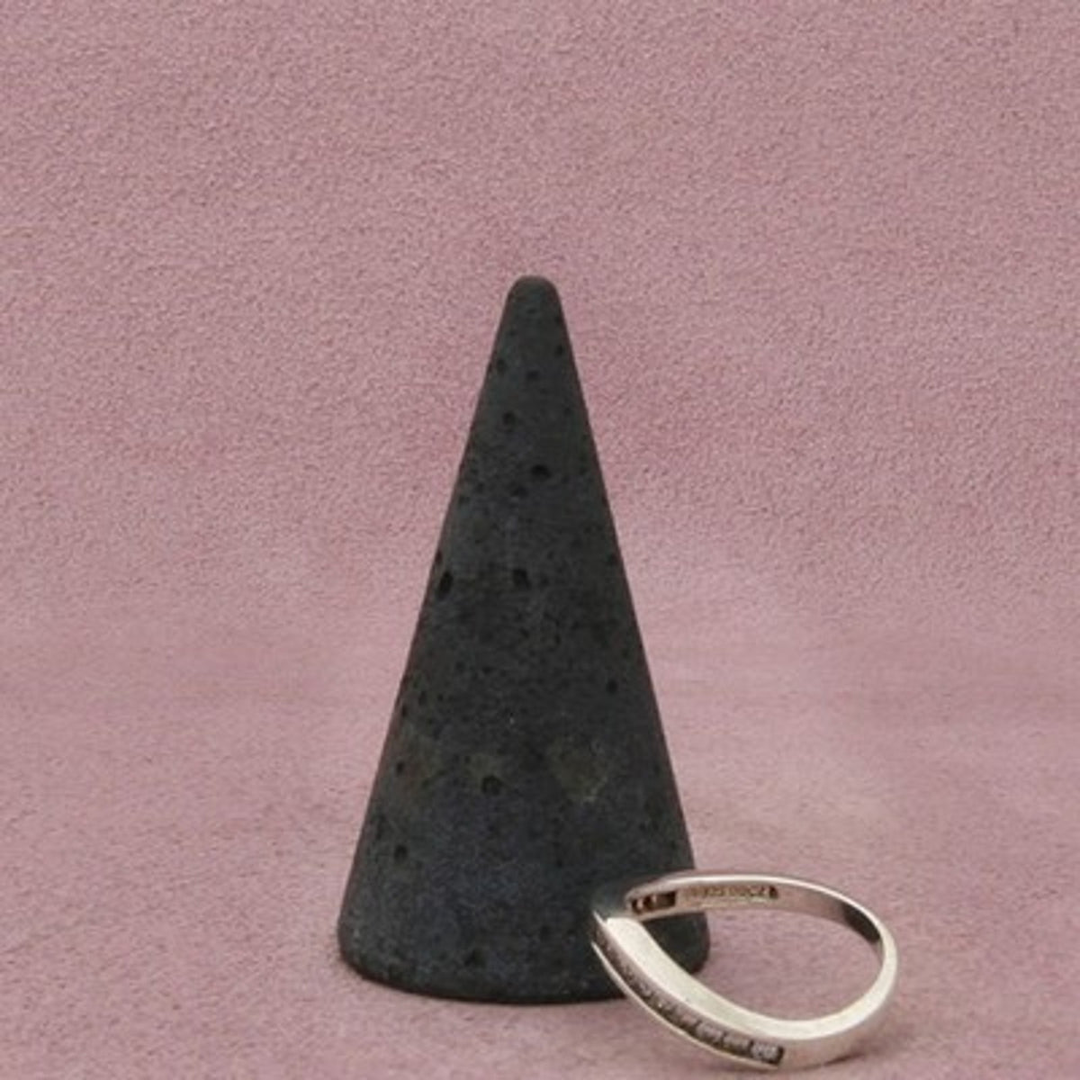 Diamonique Sterling Silver Channel-Set Round C Z Wavy Band Ring Size 7