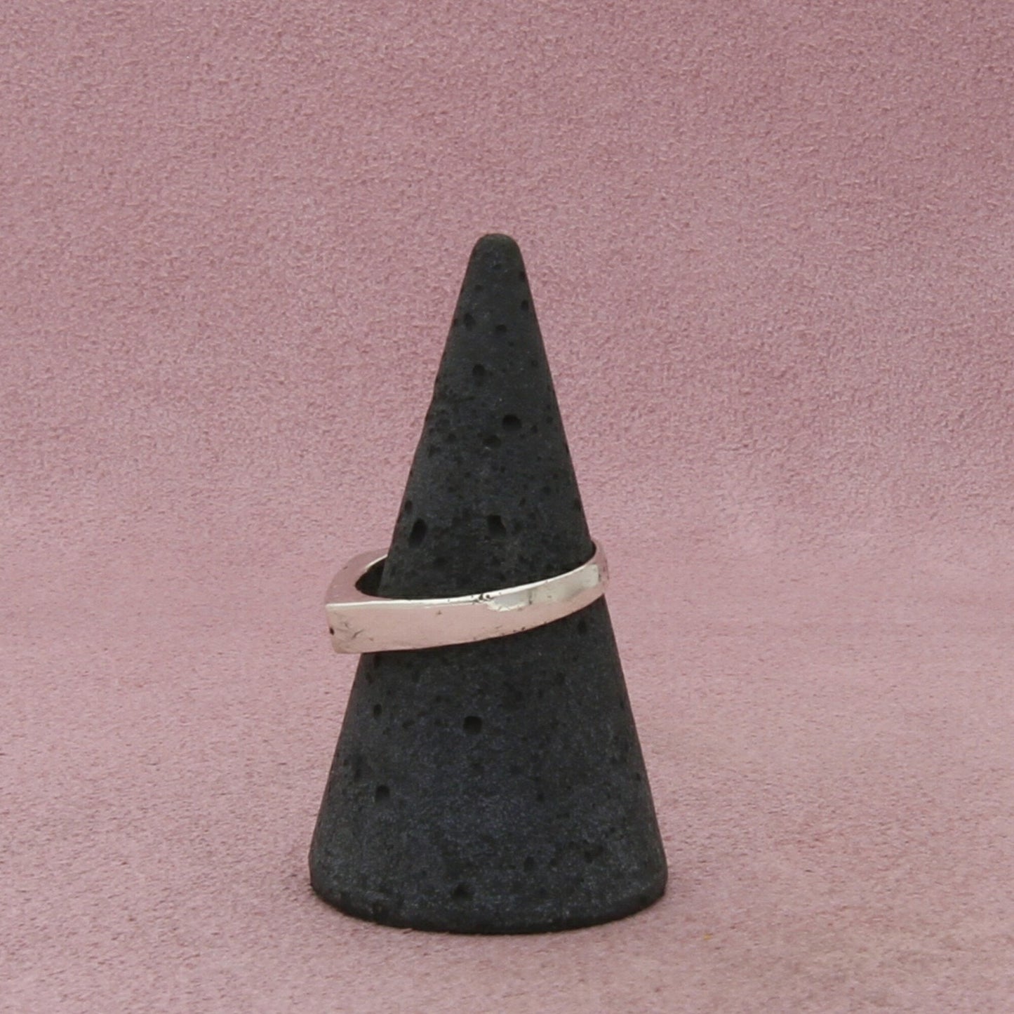 sterling silver dainty cross stack ring size 7.25