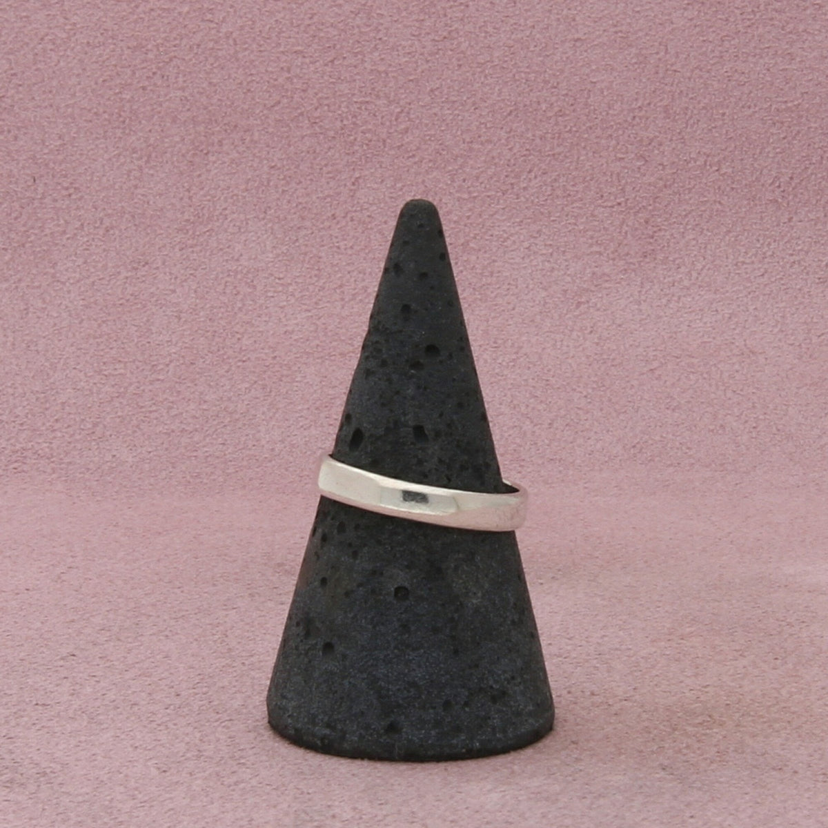 sterling silver hope stack band ring size 7.75