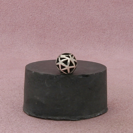 trollbeads sterling silver openwork triangles retired bead charm