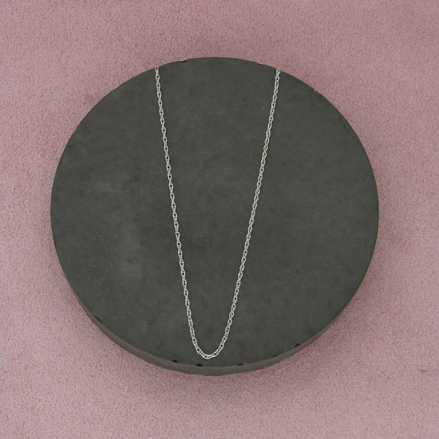 sterling silver 1mm prince of wales chain necklace size 18in