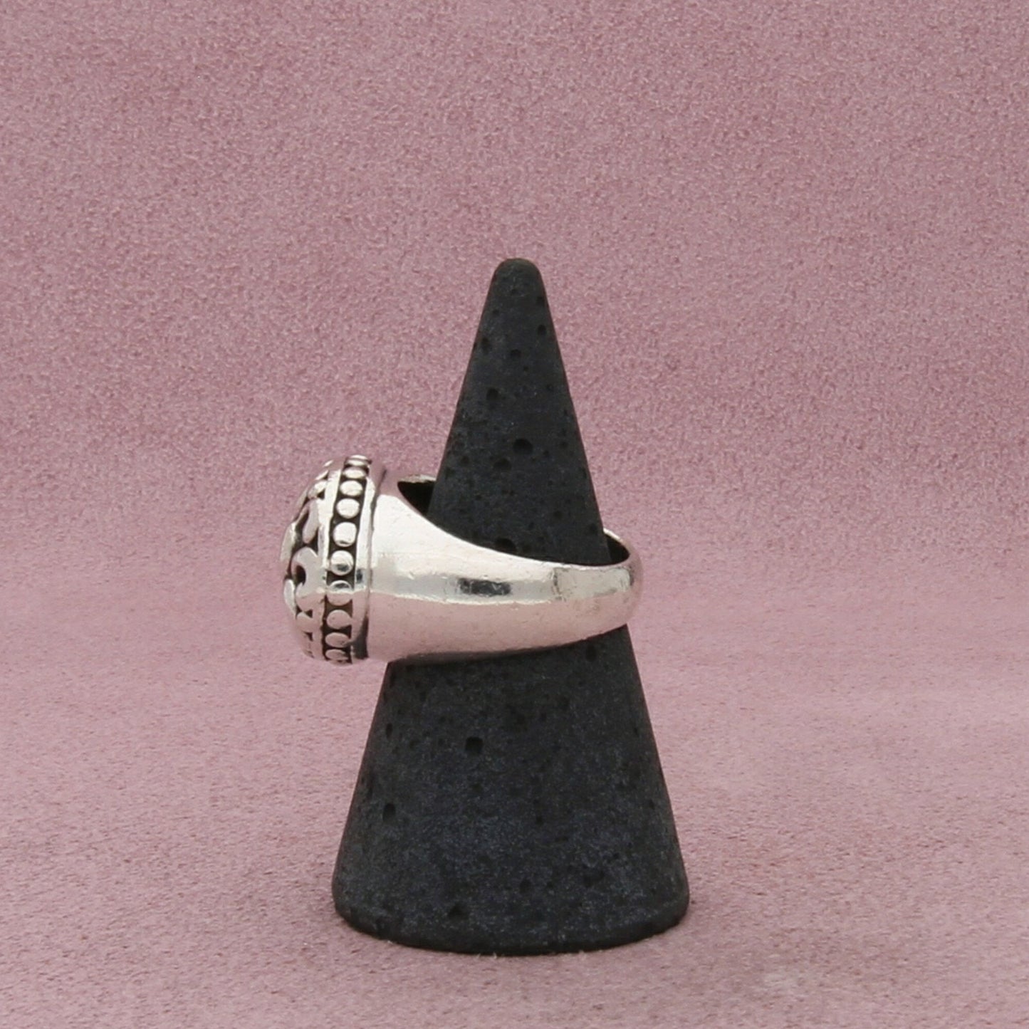 sterling silver chunky scroll ring size 6.75