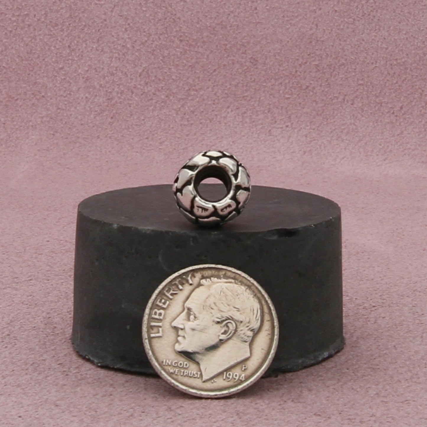pandora sterling silver lotsa love heart cluster bead charm pendant