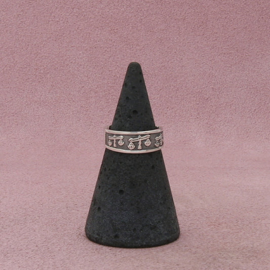sterling silver zodiac libra scales toe ring size 4.5