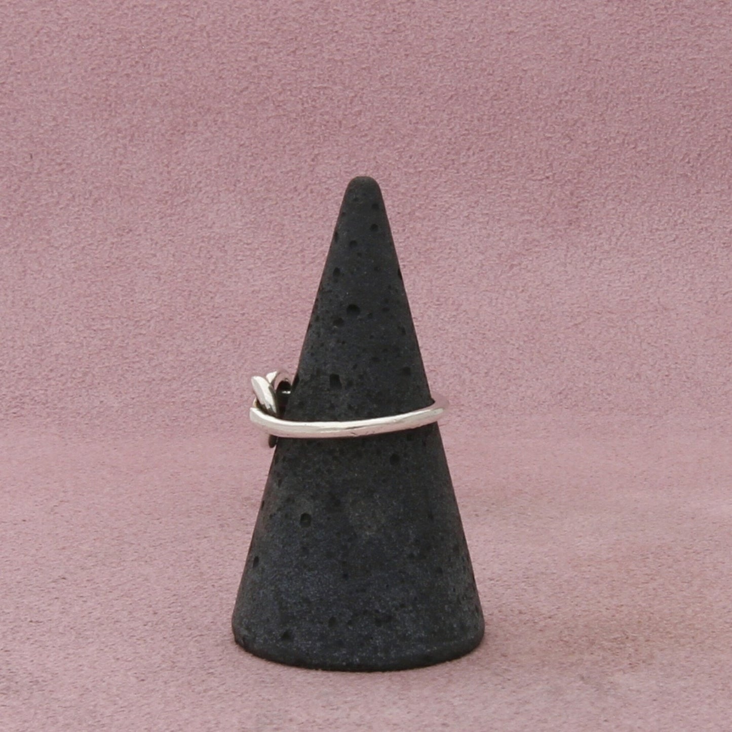 sterling silver classic love knot ring size 6