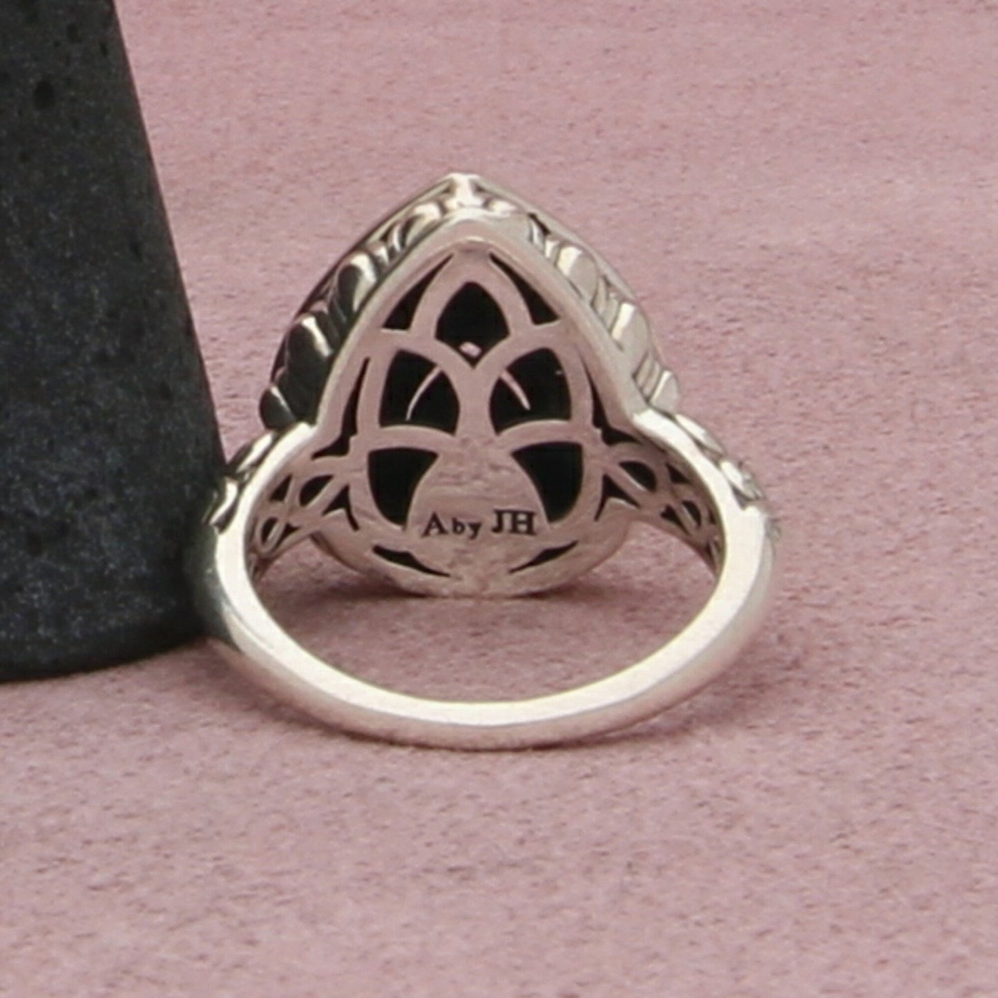 angela by john hardy sterling silver & 14k gold lotus flower ring size 7