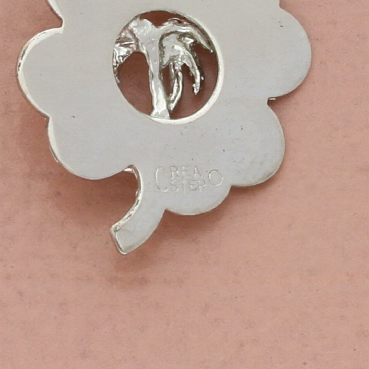 vintage sterling silver florida tropical palm tree travel charm