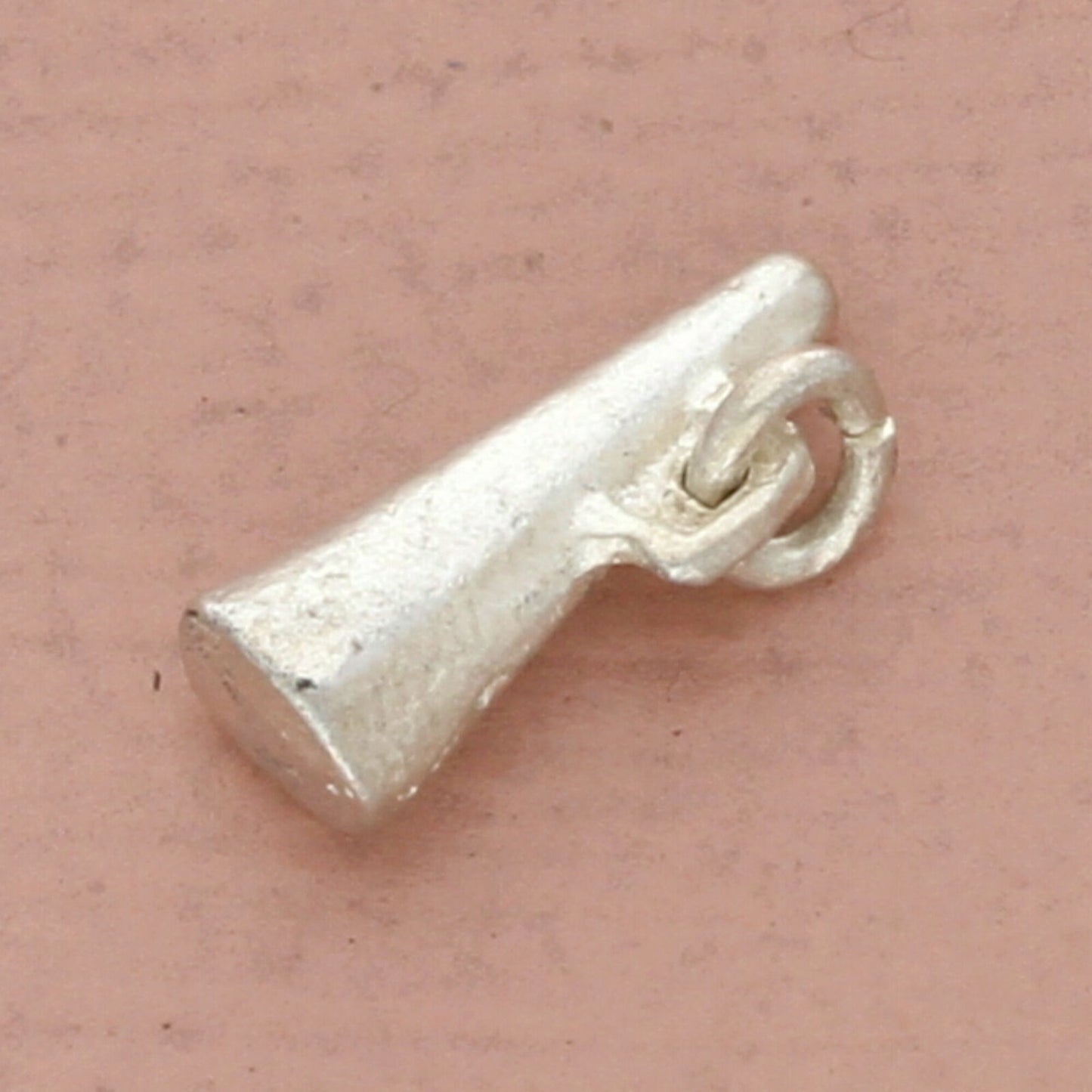 vintage sterling silver 3d cone charm