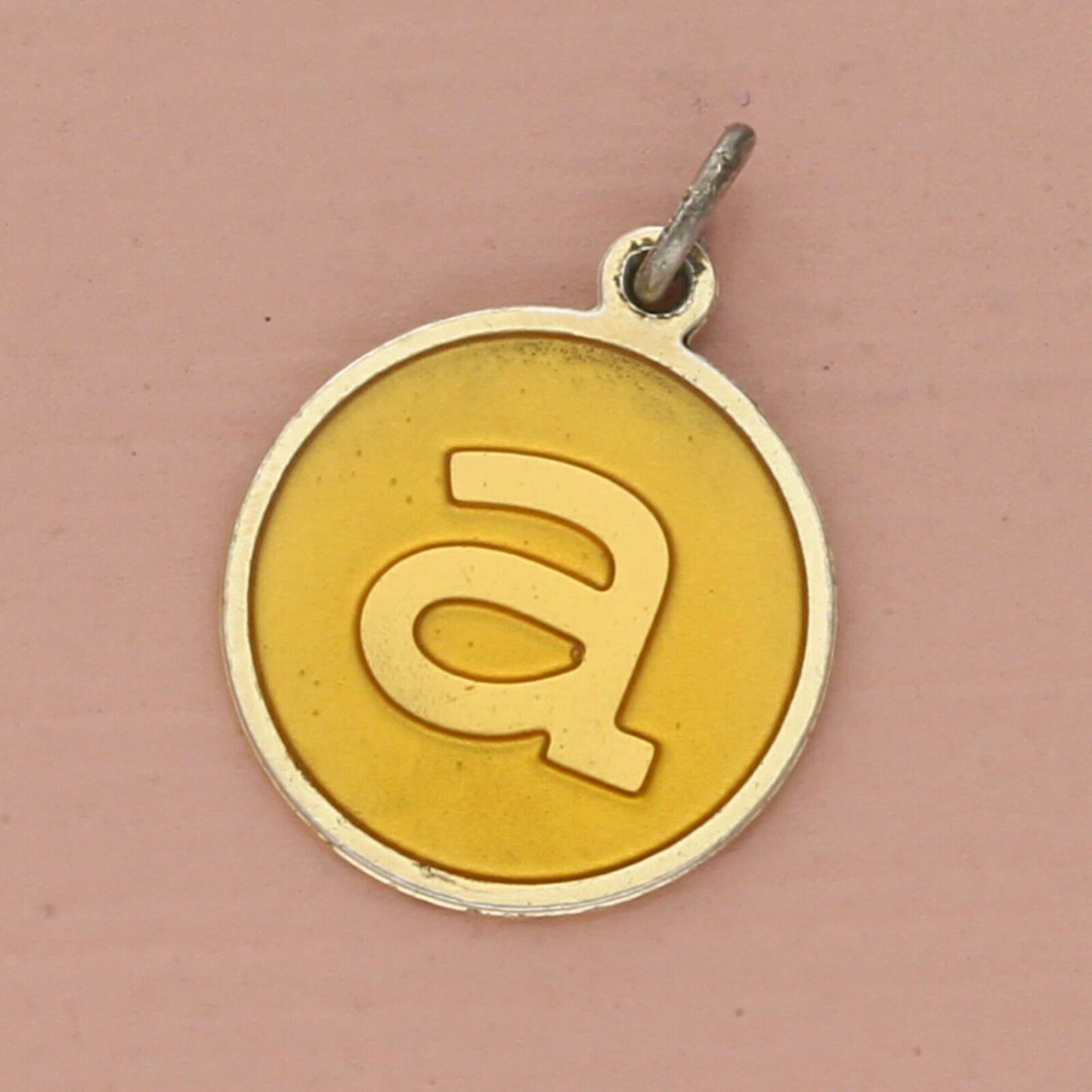 alex & ani sterling silver gold plate letter a initial disc charm