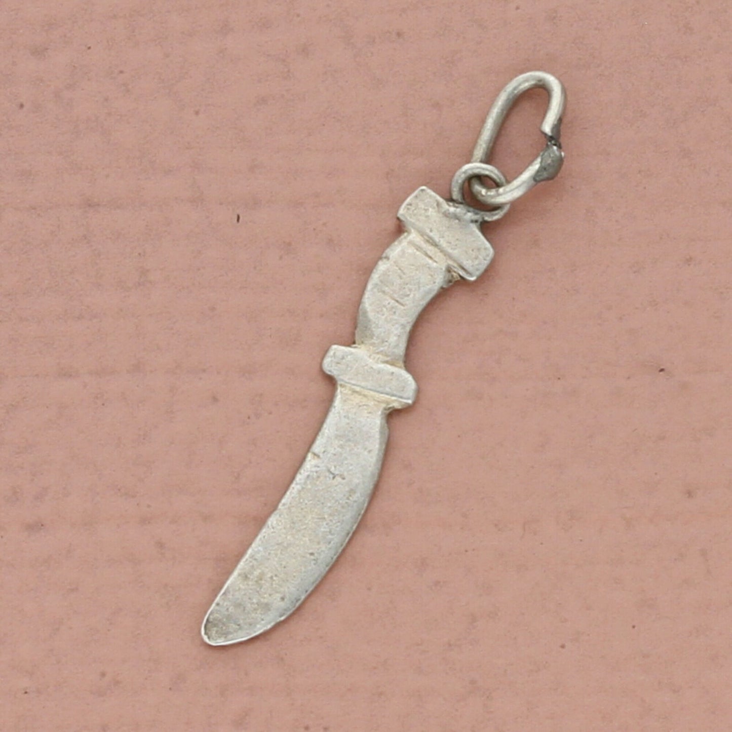 vintage sterling silver scimitar sword charm