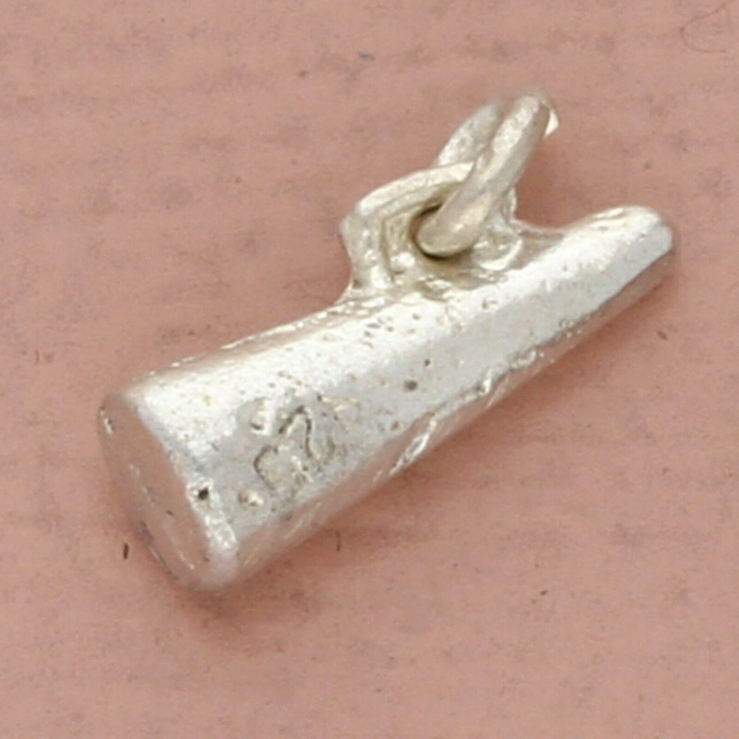 vintage sterling silver 3d cone charm