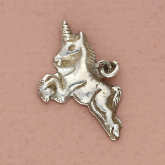 vintage sterling silver magical unicorn charm