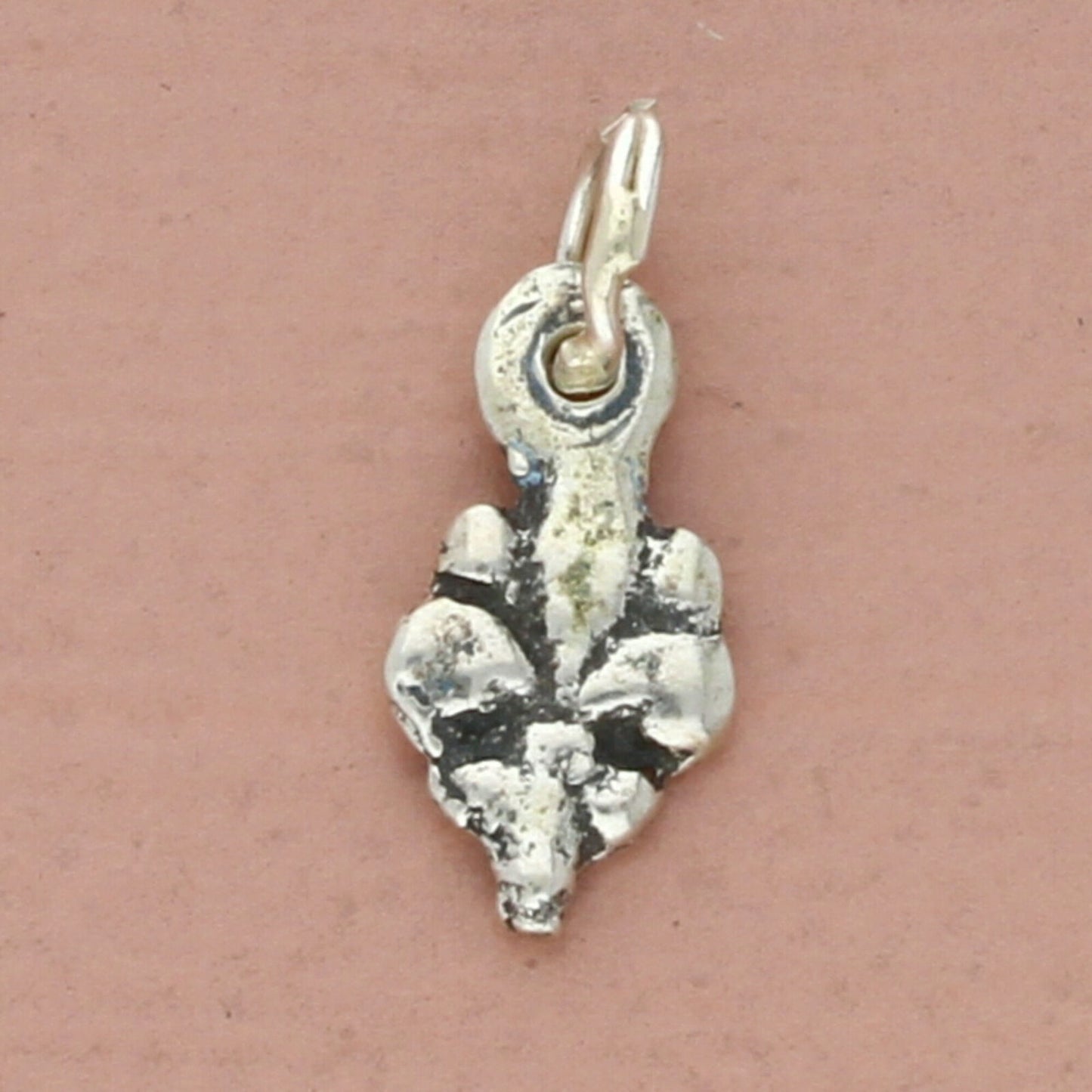 vintage sterling silver french fleur-de-lis charm