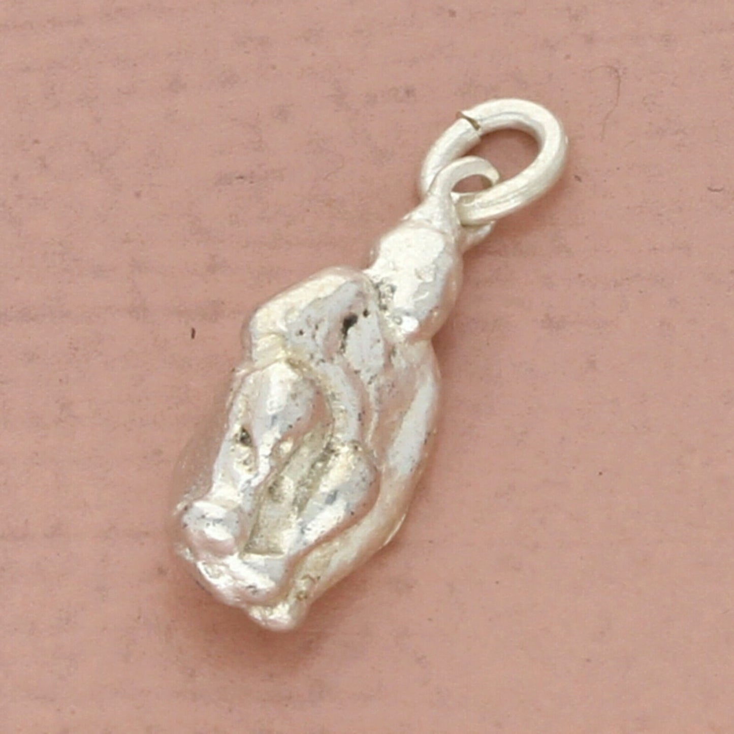 vintage sterling silver 3d monkey charm